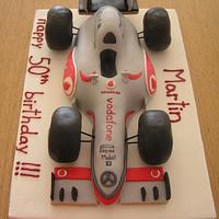 Formula 1 cake 