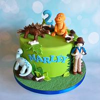 Dinosaur 2nd Birthday - Cake By Carol - Cakesdecor