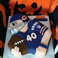 40th Birthday cake for a Bears fan