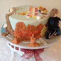 Tickety Boo Storyboard Cake - American Road Trip
