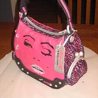 Betsey Johnson Purse - Hand Painted!! All Completely Edible!!!