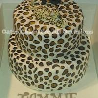 2 tier leopard print