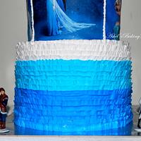 A beautiful Frozen cake!!!