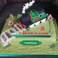 steam train cake