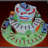 Thomas and Friends Themed Cake