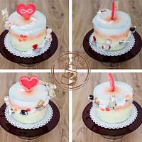 Cake for anniversary