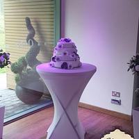 Vanda Orchid Wedding Cake