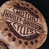 Harley Davidson groom's cake