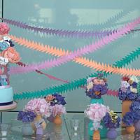 Geometric Love Wedding cake - Mericakes