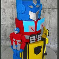 Transformers Cake for Autobot MIKAEL