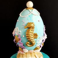 Under The Sea - Easter Faberge egg challenge by Bakerswood