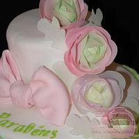 Ranunculus  cake