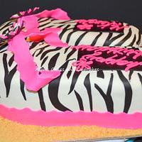 Zebra slippers