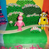 Yo gabba gabba birthday cake