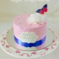 Strawberry cream cake 