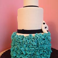 Tiffany ruffle cake