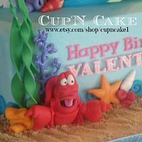 Little Mermaid cake