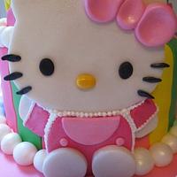 Hello Kitty 2nd Birthday Cake