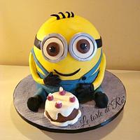 Despicable me cake and cookie favors