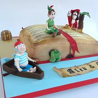 Peter Pan Book Cake