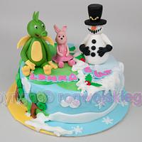 Arktos Tabaluga cake tort