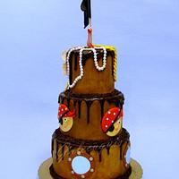 Pirate drip cake