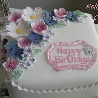Pretty Birthday Cake