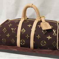 A Louis Vuitton Bag Birthday Cake