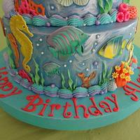 Ariel Under the Sea Cake
