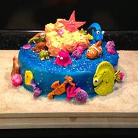 Disney 'Finding Nemo' 3rd birthday cake