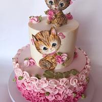 Kittens cake 