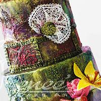 Wedding Cake Design By Purbaja B Chakraborty: Theme: Ultimate Texture