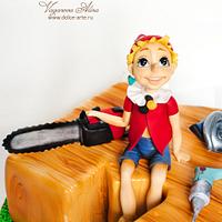 cake with Pinocchio