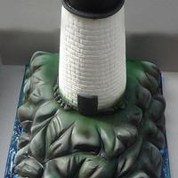 Lighthouse cake (lights up)