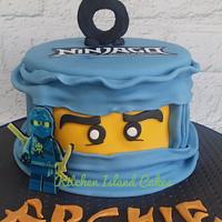Blue Ninjago Cake
