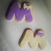 Marilia 's first birthday cookies