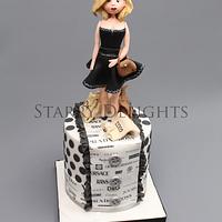 Fashionista- one designer cake