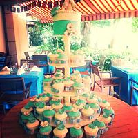 Tiffany & Co Theme Cupcake Tower 