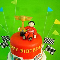 Kharl's Cars themed Cake