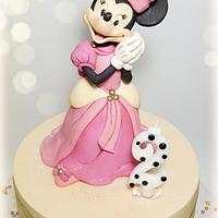 Princess Minnie birthday cake ❤