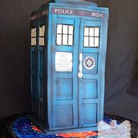 Dr.  Who themed cake