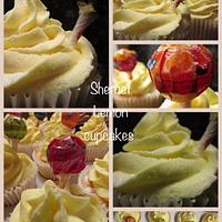 Sherbet Lemon Cupcakes