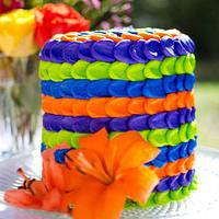 Colorful Summer Petal Cake