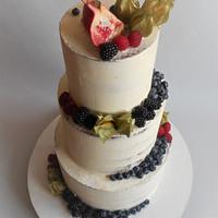 Wedding naked cake