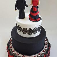 wedding cake style spain
