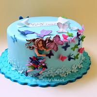 Buterflies Cake