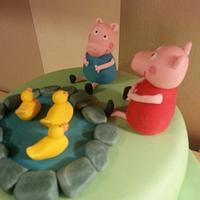 Peppa and George visit the ducks! 