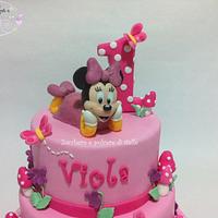 Viola 1st Birthday Cake