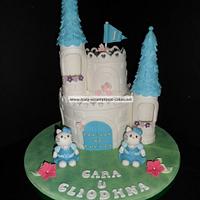 Cinderella Hello Kitty Castle Cake