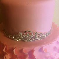 Crown Birthday Stiletto Cake